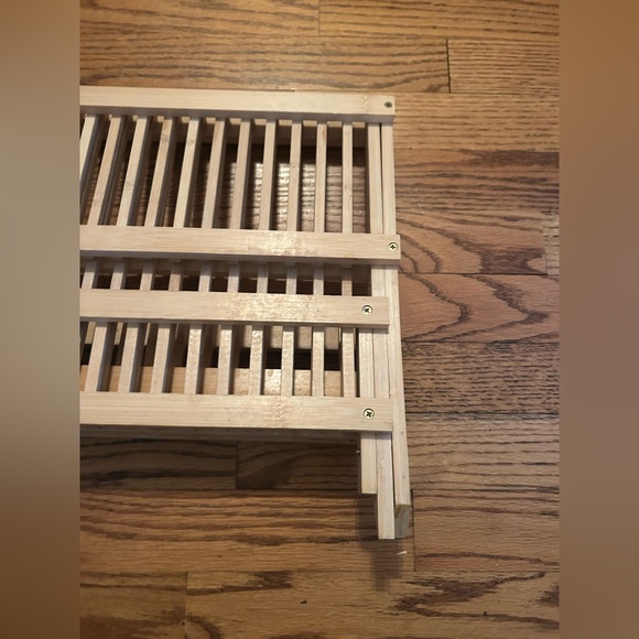 Light Brown/Tan Wooden Dish Drying Rack - Picture 6 of 11